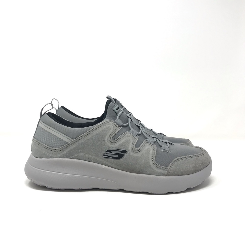 Skechers Gray Notter Slip On Sports Athletic Walking Comfort Shoes Size 7.5 Mens
